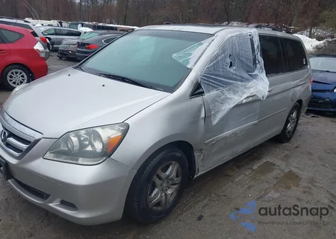 2007 Honda Odyssey Ex-L z USA, uszkodzony, nr VIN 5FNRL38727B421909